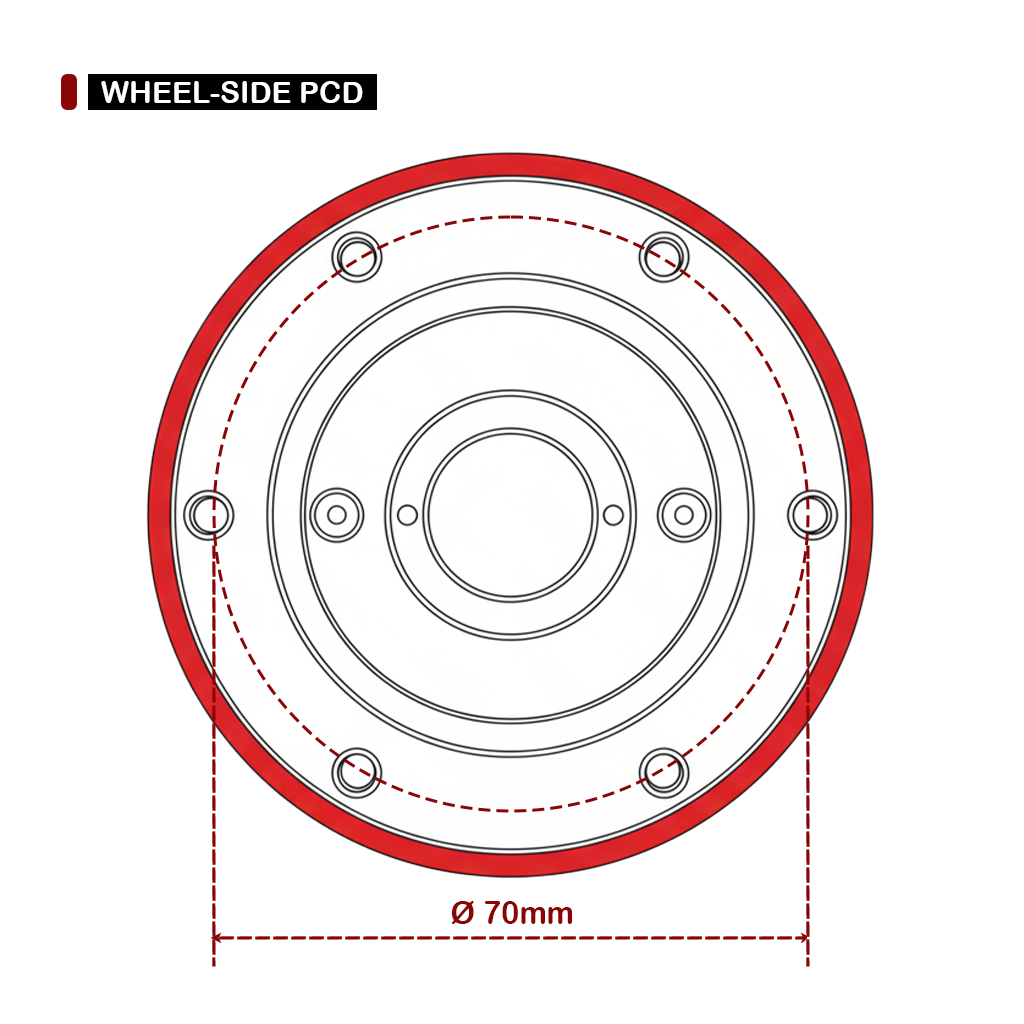 QR70 Wheel Side for Moza - Image 3