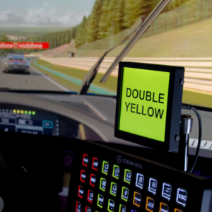 Vocore 4" Square Display Case - Sim Racing Flag Display