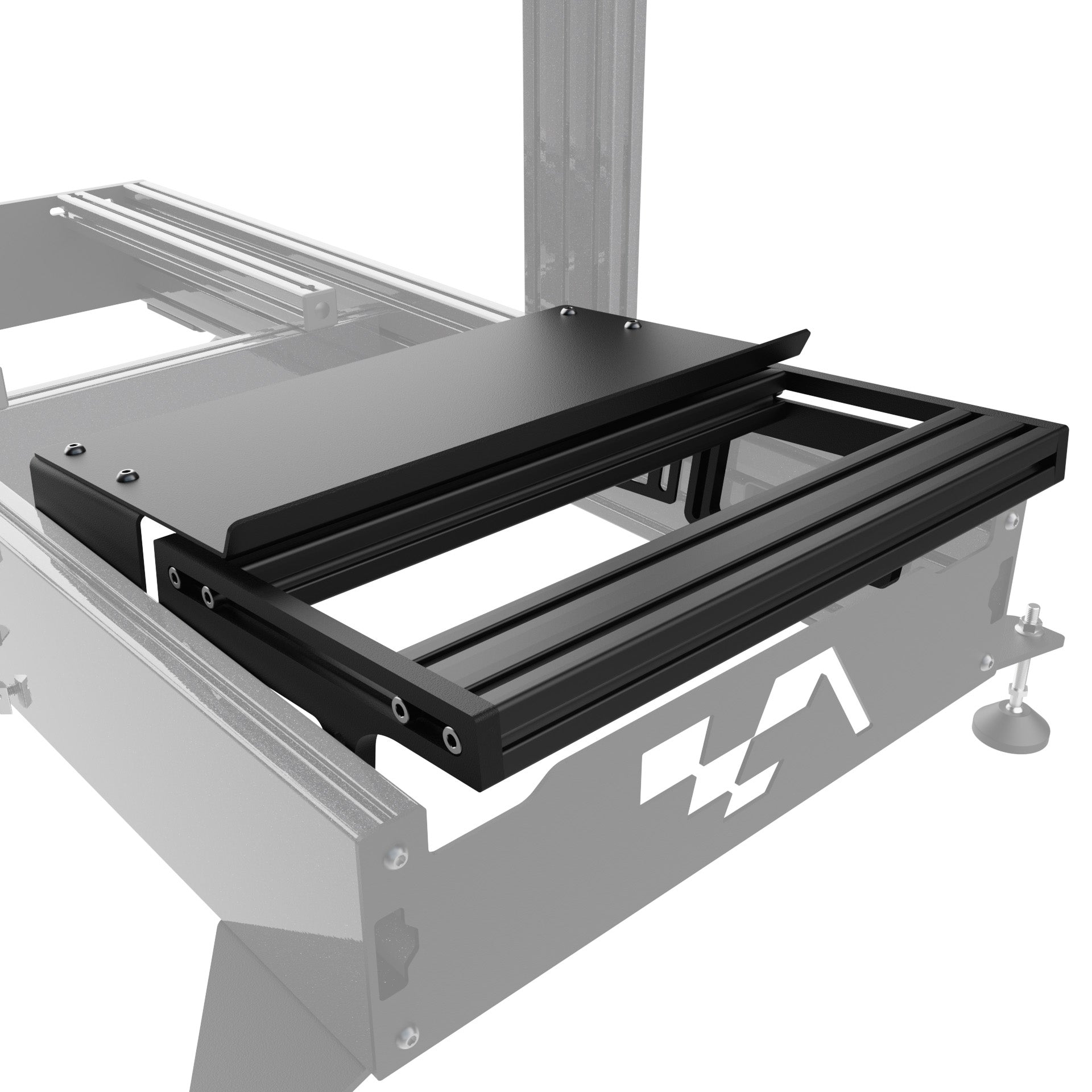 Aluminum Pedal Tray & Heel Rest (Generation 2)