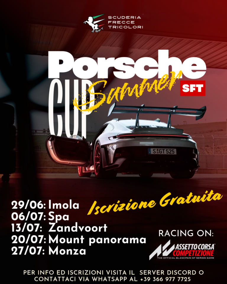 PORSCHE CUP SUMMER SFT: L'ESTATE ACCENDE I MOTORI!🏎️☀️
