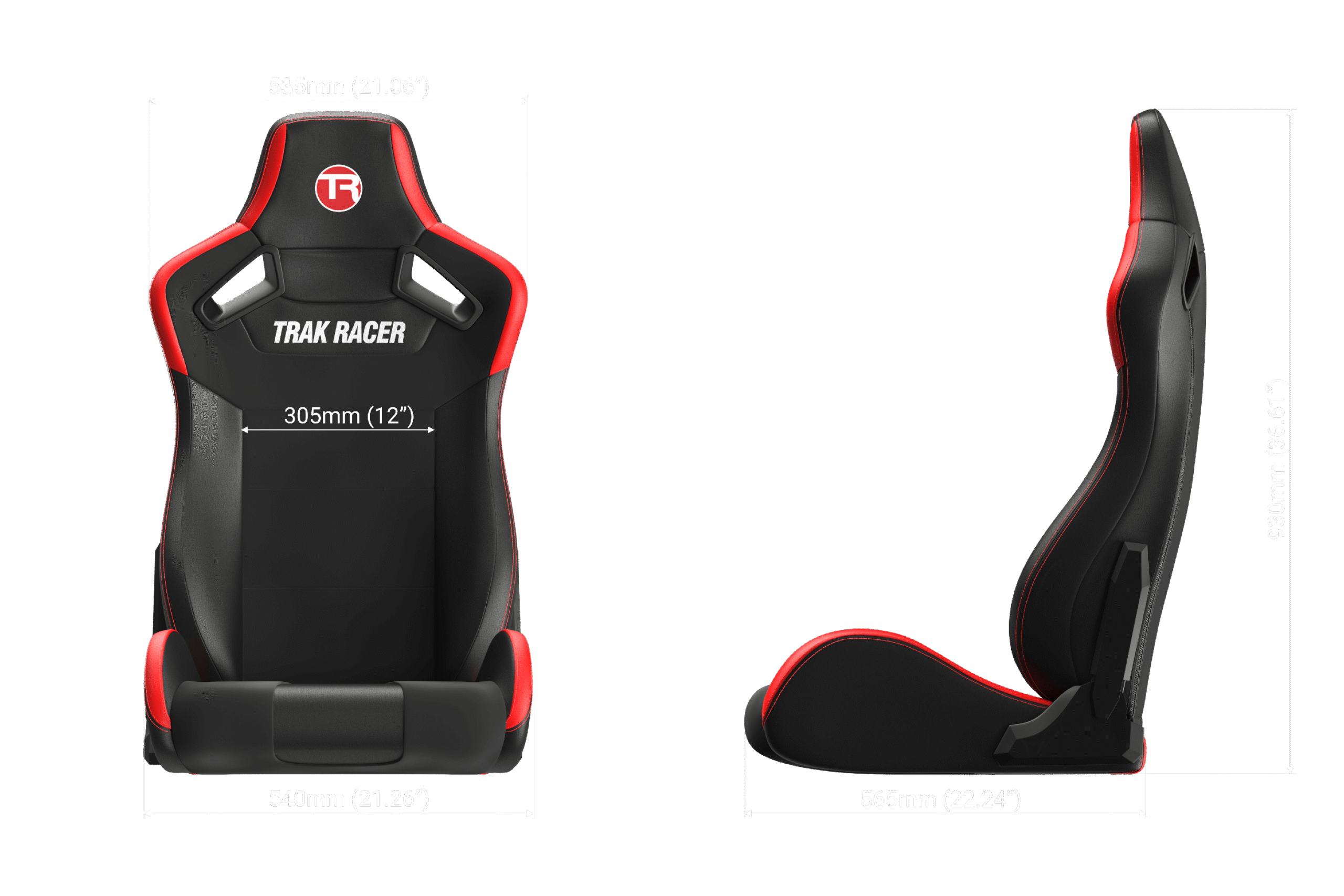 Recliner Sim Racing Seat — Premium Leather/Alcantara-Style Adjustable Seat - Image 5