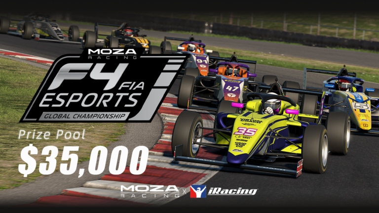 MOZA Racing Returns as FIA F4 Esports 2026 Sponsor