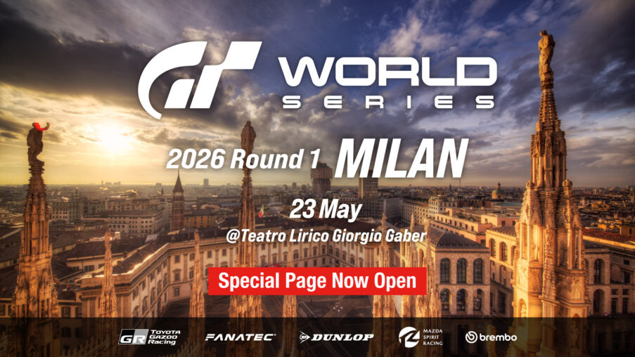 Gran Turismo World Series 2026: Nations Cup Opens in Milan — immagine ufficiale Polyphony Digital